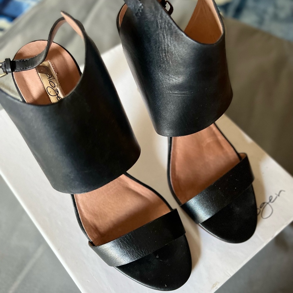 Size 10 black shoes- worn 1x